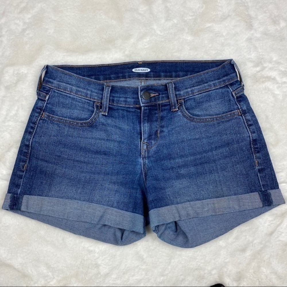 Old Navy Stretch Denim Cuffed Shorts‎